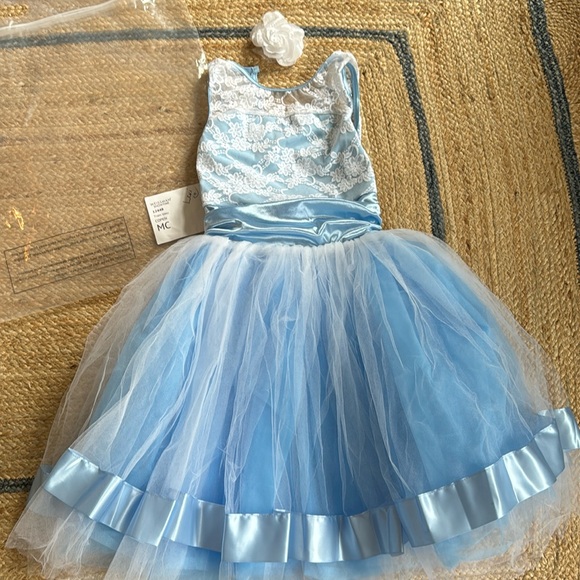 Weissman Dance Costume Train Bleu Copen MC